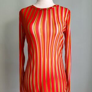 Diane Von Furstenberg Red shirt with Long Sleeves